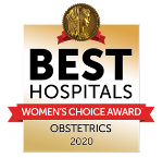 Best Hospitals Women's Choice Award Obstetrics 2020 Award